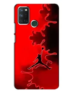 Чохол для Realme 7i з картинкою «Jordan Red Smoke» Чохол для Realme 7i з картинкою «Jordan Red Smoke»