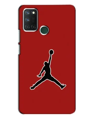Чехол для Realme 7i с картинкой «Jordan Red Back»
