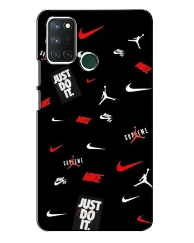 Чехол для Realme 7i с картинкой «Nike Mix Pattern»