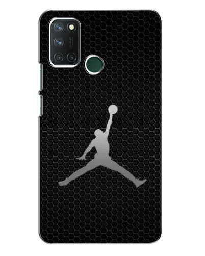 Чехол для Realme 7i с картинкой «Jordan Dark Carbon»