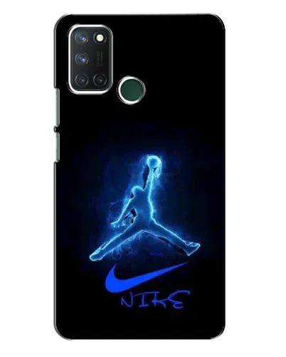 Чехол для Realme 7i с картинкой «Jordan Neon Blue»