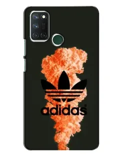 Чохол для Realme 7i з картинкою «Помаранчевий дим Adidas»