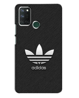 Чехол для Realme 7i с картинкой «Adidas Карбоновая текстура»