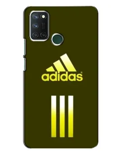 Чехол для Realme 7i с картинкой «Оливковый градиент Adidas»
