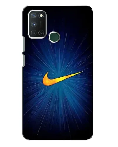 Чехол для Realme 7i с картинкой «Синий пульс Nike» Чехол для Realme 7i с картинкой «Синий пульс Nike»