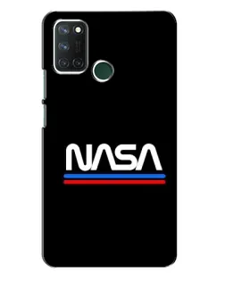 Чехол для Realme 7i с картинкой «NASA — классика Red Blue»