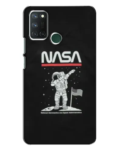 Чехол для Realme 7i с картинкой «NASA — шагаем по Луне» Чехол для Realme 7i с картинкой «NASA — шагаем по Луне»