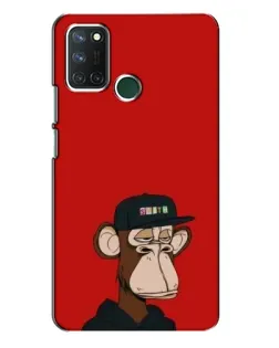 Чохол для Realme 7i з картинкою «Bored Ape — червоний фон» Чохол для Realme 7i з картинкою «Bored Ape — червоний фон»