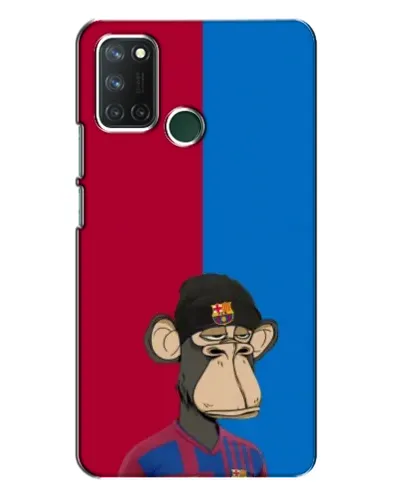 Чехол для Realme 7i с картинкой «Bored Ape — фанат Барсы» Чехол для Realme 7i с картинкой «Bored Ape — фанат Барсы»
