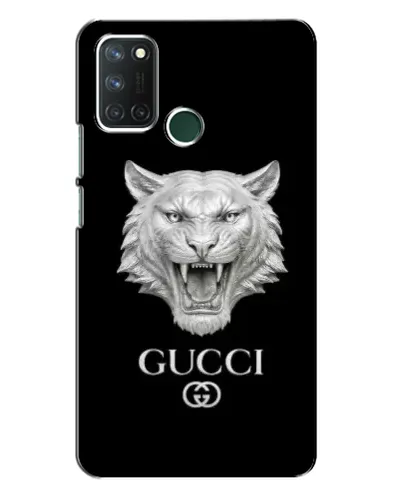 Чехол для Realme 7i с картинкой «Gucci — серебряный лев» Чехол для Realme 7i с картинкой «Gucci — серебряный лев»