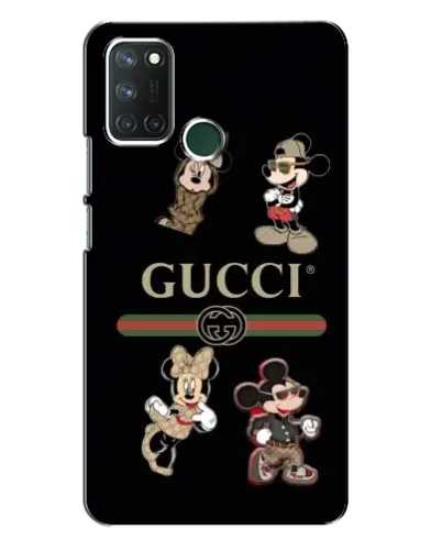 Чехол для Realme 7i с картинкой «Gucci — герои Disney и монограмма» Чехол для Realme 7i с картинкой «Gucci — герои Disney и монограмма»