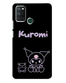 Чохол для Realme 7i з картинкою «Kuromi — чорний мінімалізм» Чохол для Realme 7i з картинкою «Kuromi — чорний мінімалізм»