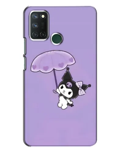 Чехол для Realme 7i с картинкой «Kuromi с зонтиком»