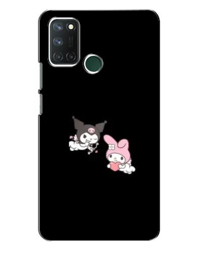 Чехол для Realme 7i с картинкой «My Melody и Kuromi»