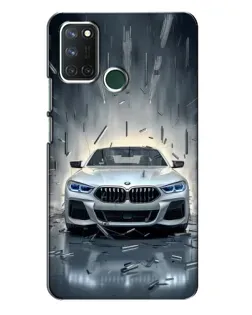 Чохол для Realme 7i з картинкою «BMW у світлі фар»