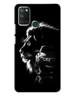 Чохол для Realme 7i з картинкою «BMW та лев»