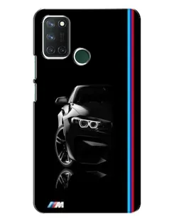 Чохол для Realme 7i з картинкою «Силует BMW в темряві»