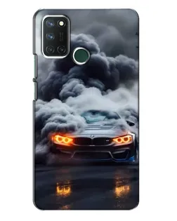 Чохол для Realme 7i з картинкою «BMW у диму»