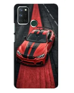 Чохол для Realme 7i з картинкою «BMW на червоній доріжці»