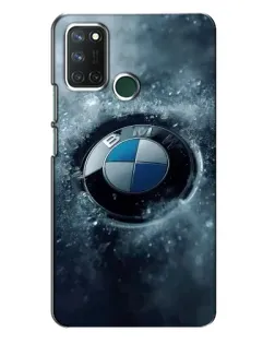 Чохол для Realme 7i з картинкою «Логотип BMW — лід»