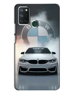 Чохол для Realme 7i з картинкою «BMW в білому диму»