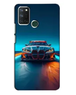 Чохол для Realme 7i з картинкою «BMW — вогні неону»