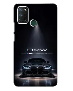Чохол для Realme 7i з картинкою «BMW крізь нічне місто»