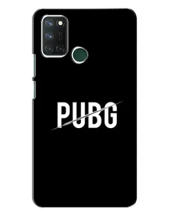 Чохол для Realme 7i з картинкою «PUBG — білий логотип»