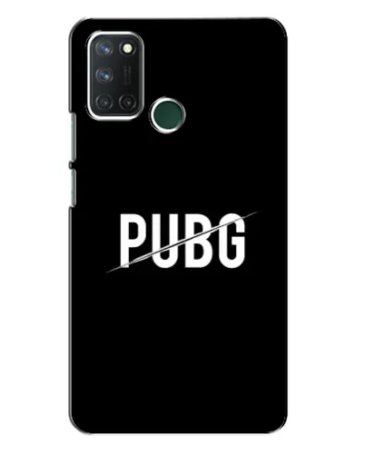 Чехол для Realme 7i с картинкой «PUBG — белый логотип» Чехол для Realme 7i с картинкой «PUBG — белый логотип»