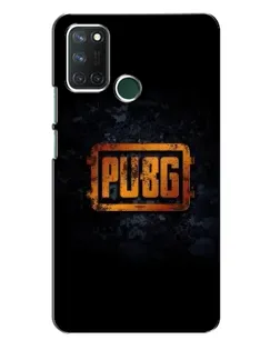 Чохол для Realme 7i з картинкою «PUBG — золотий логотип»