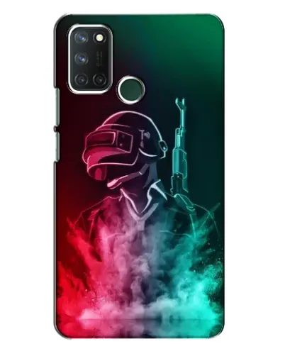 Чехол для Realme 7i с картинкой «PUBG — огненный воин» Чехол для Realme 7i с картинкой «PUBG — огненный воин»