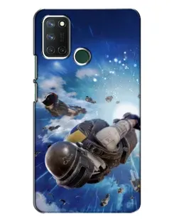 Чохол для Realme 7i з картинкою «Десант PUBG — стрибок»
