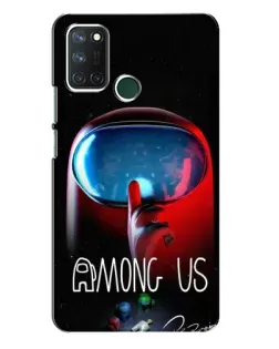 Чехол для Realme 7i с картинкой «Красный импостер — макро» Чехол для Realme 7i с картинкой «Красный импостер — макро»
