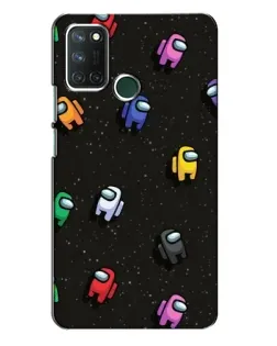Чехол для Realme 7i с картинкой «Космический паттерн Among Us» Чехол для Realme 7i с картинкой «Космический паттерн Among Us»