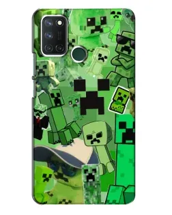 Чохол для Realme 7i з картинкою «Кріпери Minecraft» Чохол для Realme 7i з картинкою «Кріпери Minecraft»