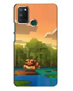 Чохол для Realme 7i з картинкою «Майнкрафт захід сонця» Чохол для Realme 7i з картинкою «Майнкрафт захід сонця»