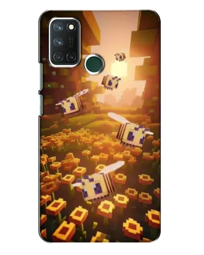 Чехол для Realme 7i с картинкой «Поле подсолнухов»