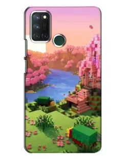 Чохол для Realme 7i з картинкою «Рожеве дерево Minecraft» Чохол для Realme 7i з картинкою «Рожеве дерево Minecraft»