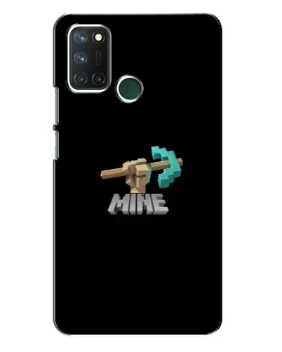 Чехол для Realme 7i с картинкой «Алмазная кирка»