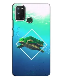Чохол для Realme 7i з картинкою «Черепаха Minecraft» Чохол для Realme 7i з картинкою «Черепаха Minecraft»