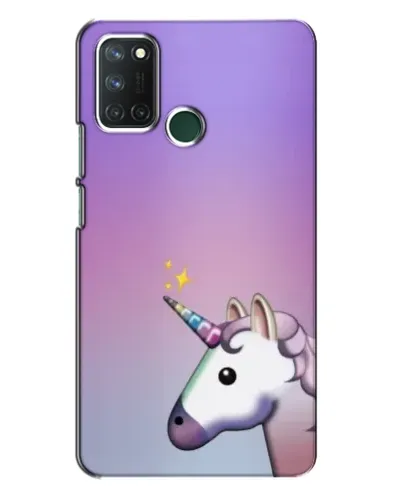 Чехол для Realme 7i с картинкой «Единорог градиент» Чехол для Realme 7i с картинкой «Единорог градиент»