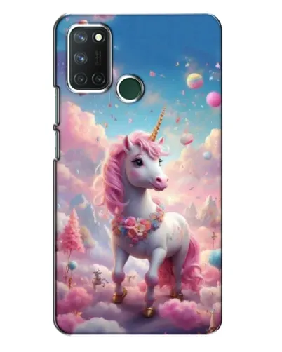 Чехол для Realme 7i с картинкой «Единорог среди облаков» Чехол для Realme 7i с картинкой «Единорог среди облаков»
