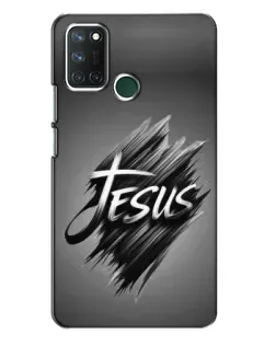 Чехол для Realme 7i с картинкой «Надпись Jesus Graffiti»