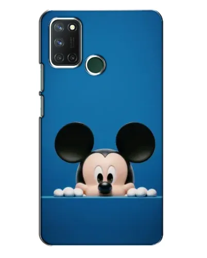 Чехол для Realme 7i с картинкой «Микки выглядывает»