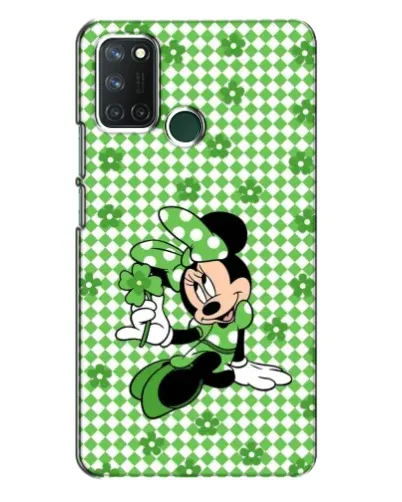 Чехол для Realme 7i с картинкой «Mickey в клетку»