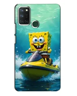 Чохол для Realme 7i з картинкою «Спанч Боб на гідроциклі» Чохол для Realme 7i з картинкою «Спанч Боб на гідроциклі»