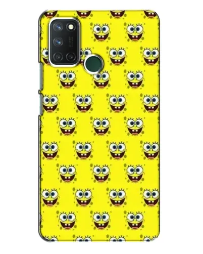 Чехол для Realme 7i с картинкой «Паттерн Губка Боб» Чехол для Realme 7i с картинкой «Паттерн Губка Боб»