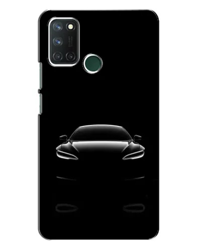 Чехол для Realme 7i с картинкой «Силуэт Tesla Night» Чехол для Realme 7i с картинкой «Силуэт Tesla Night»