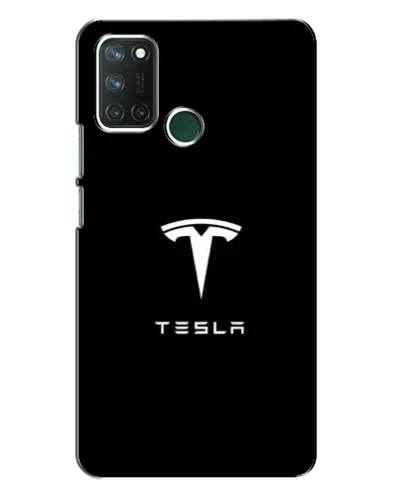 Чехол для Realme 7i с картинкой «Tesla White Logo» Чехол для Realme 7i с картинкой «Tesla White Logo»