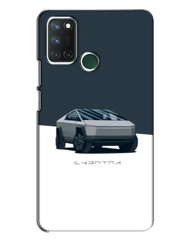 Чехол для Realme 7i с картинкой «Серебристый Cybertruck Tesla» Чехол для Realme 7i с картинкой «Серебристый Cybertruck Tesla»